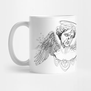 Angel sculpture sketch. Mug